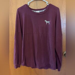 Victoria's Secret PINK Burgundy Top